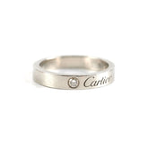 Cartier  Platinum Diamond Ring Size 48